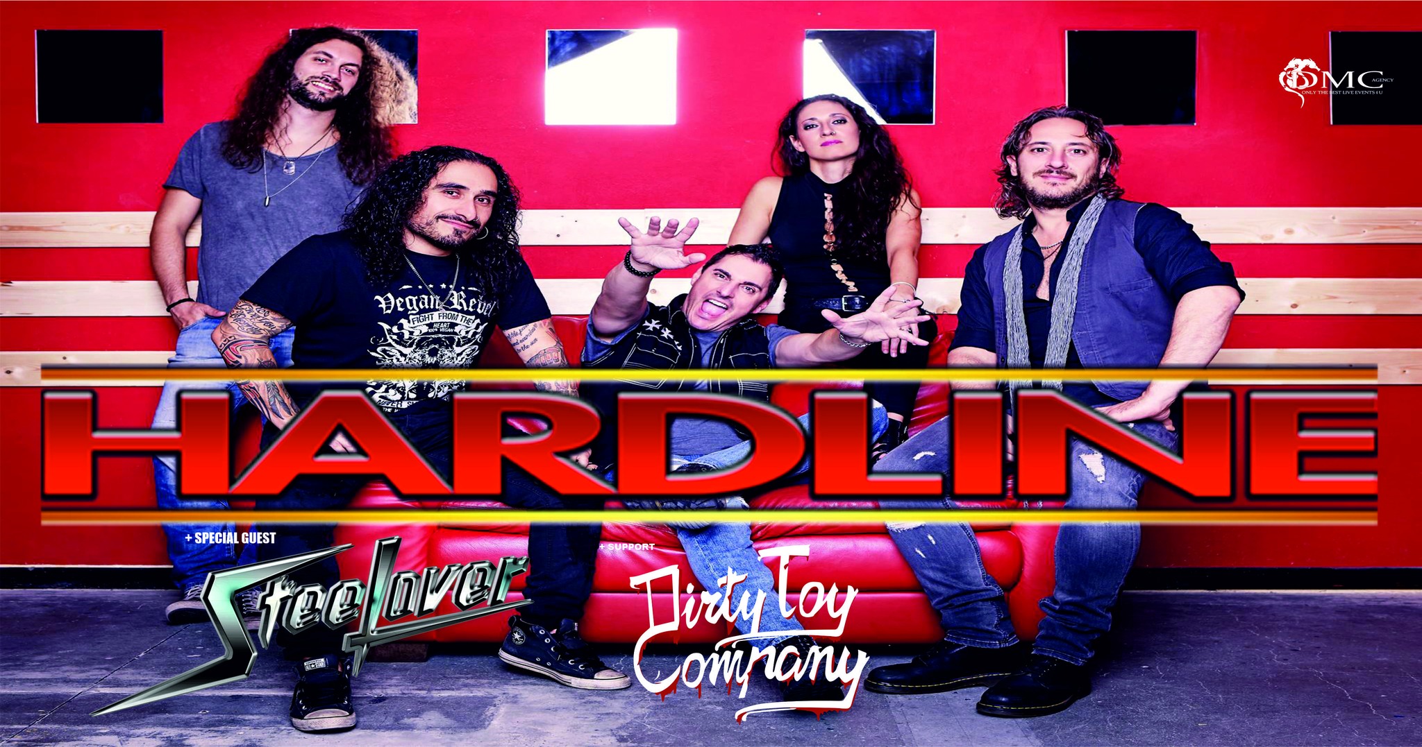 HARDLINE + special guest STEELOVER & support Dirty Toy Company